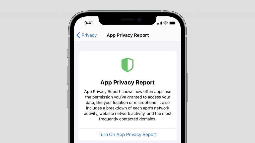 App privacy iOS 15.2