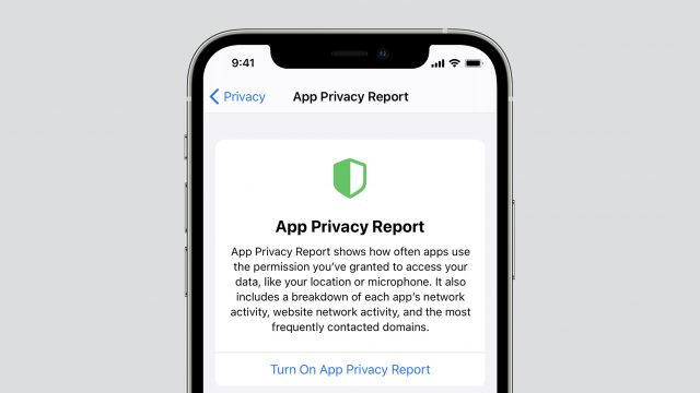 App privacy iOS 15.2